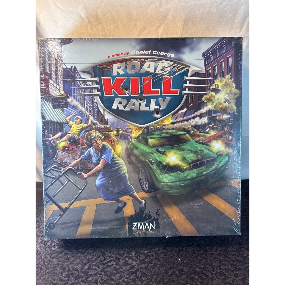 Z-Man Games Road Kill Rally Board Game Daniel George New Sealed 2010
